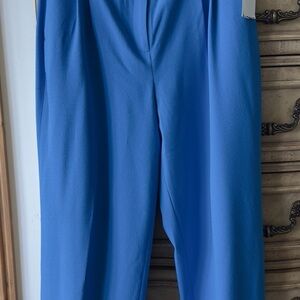 Bar III Blue Tailored Dress Pants with Center Crease